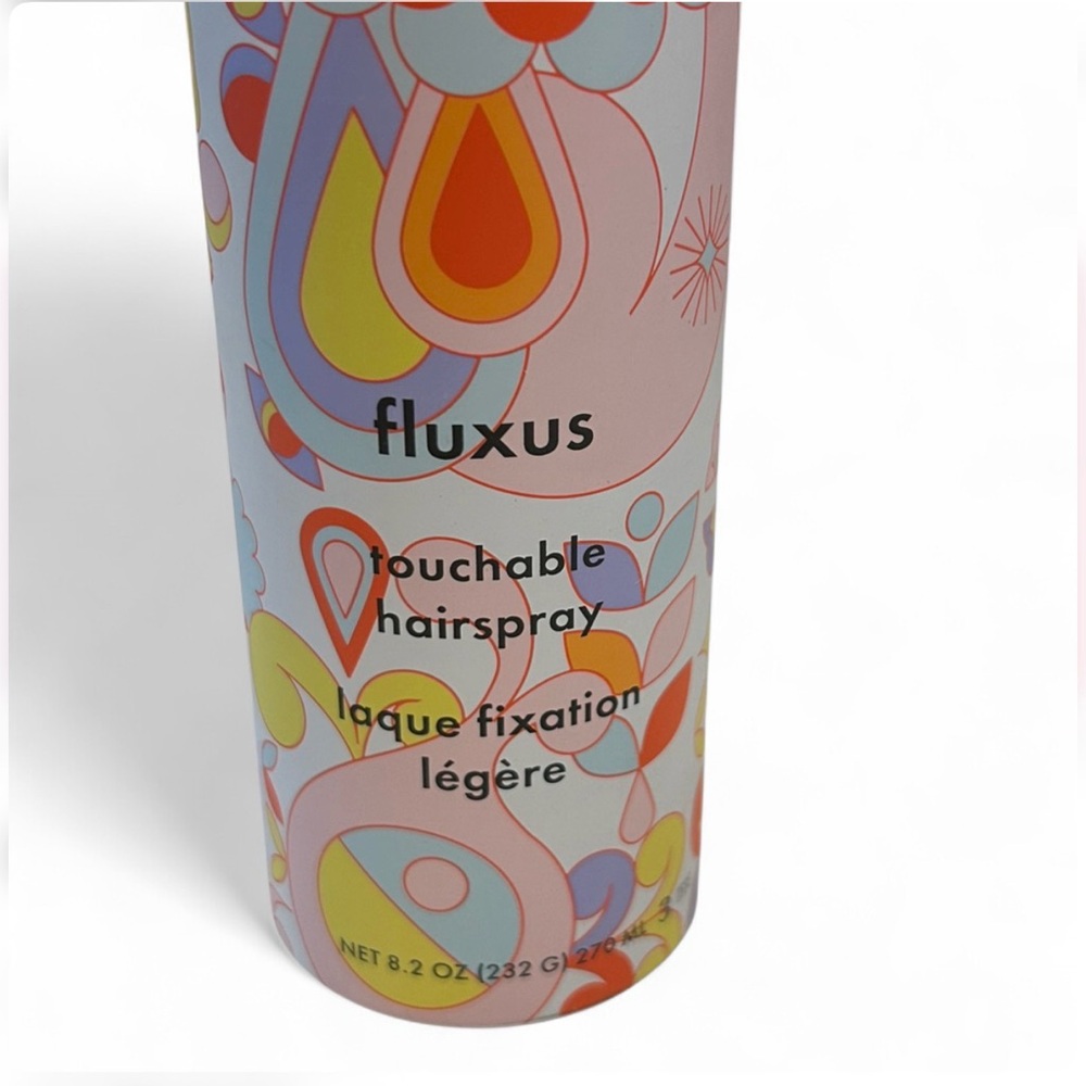 amika Fluxus Touchable Hairspray - Pink, Orange, Yellow - Picture 2 of 4